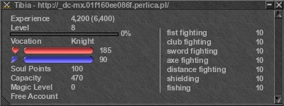Signature for player Tibia